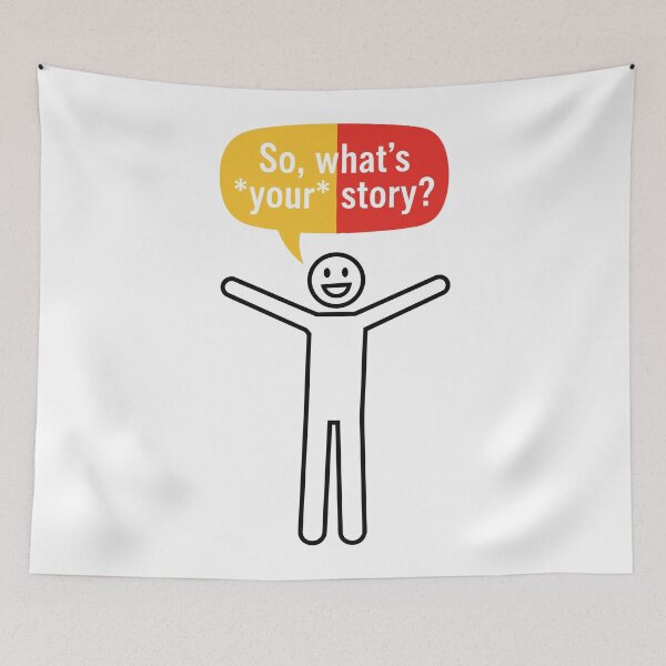Item preview, So, what's your story? designed and sold by Amir Faysal.