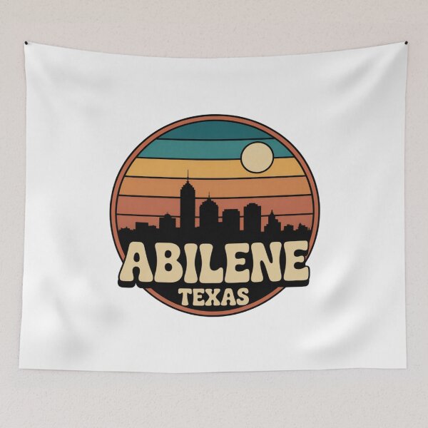 Item preview, Abilene Texas: Skyline Illustration designed and sold by CircinusStore.