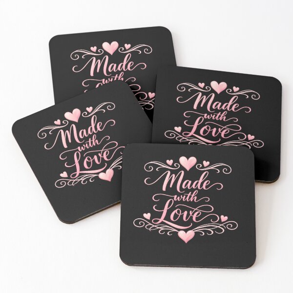 Item preview, Made with Love - Elegant Handwritten Script with Heart Flourishes designed and sold by MKreative Studio.