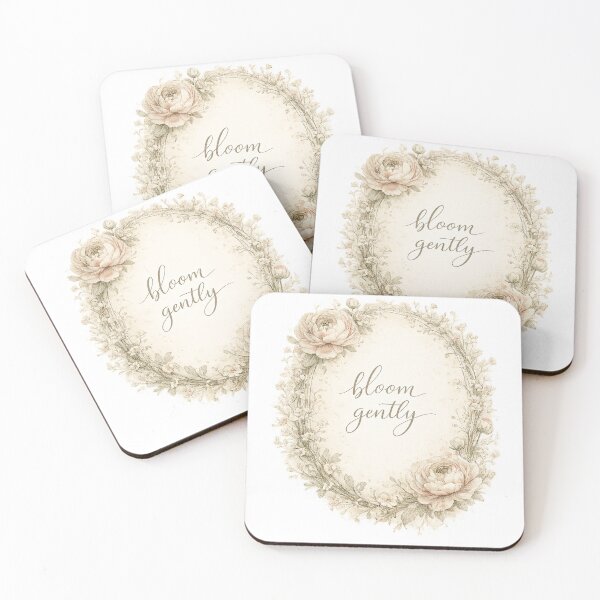 Item preview, Bloom Gently – Romantic Vintage Floral Illustration designed and sold by SoftMuse Designs.