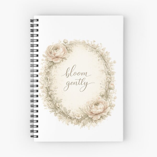 Item preview, Bloom Gently – Romantic Vintage Floral Illustration designed and sold by SoftMuse Designs.