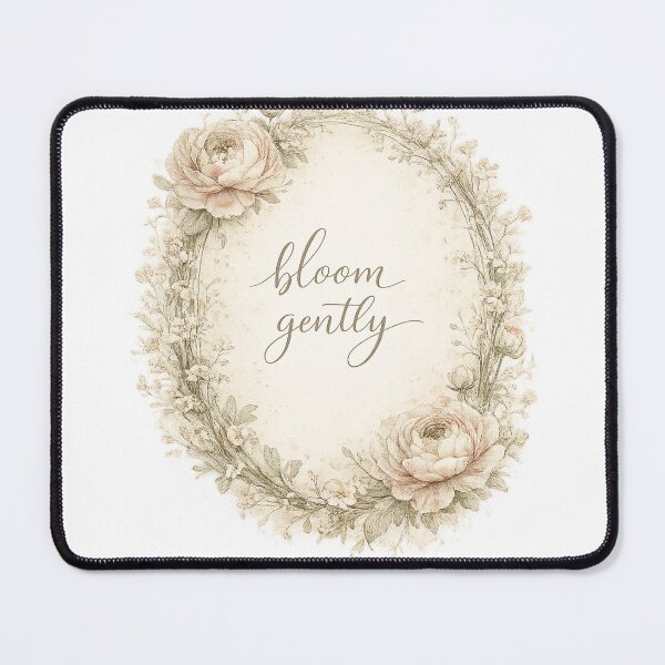 Item preview, Bloom Gently – Romantic Vintage Floral Illustration designed and sold by SoftMuse Designs.