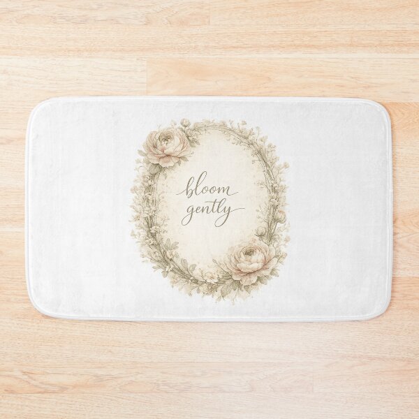 Item preview, Bloom Gently – Romantic Vintage Floral Illustration designed and sold by SoftMuse Designs.