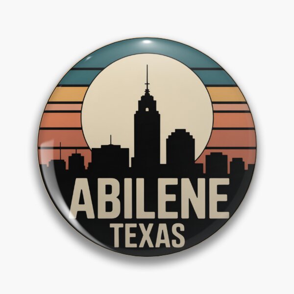 Item preview, Abilene Texas: Retro Sunset Skyline designed and sold by CircinusStore.