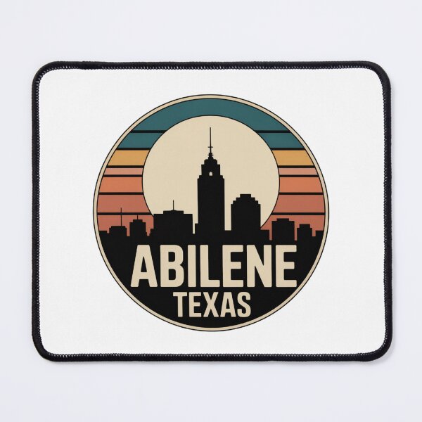Item preview, Abilene Texas: Retro Sunset Skyline designed and sold by CircinusStore.