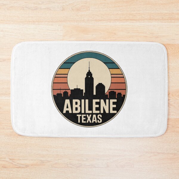 Item preview, Abilene Texas: Retro Sunset Skyline designed and sold by CircinusStore.