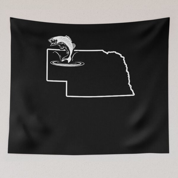 Item preview, Fishing Bass Nebraska Bass Fishing Guide Shirt designed and sold by shoppzee.