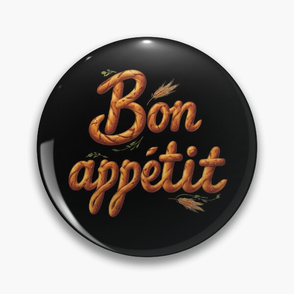 Item preview, French expression "Bon appétit" written in the shape of French baguettes! V2 designed and sold by Alan-David.