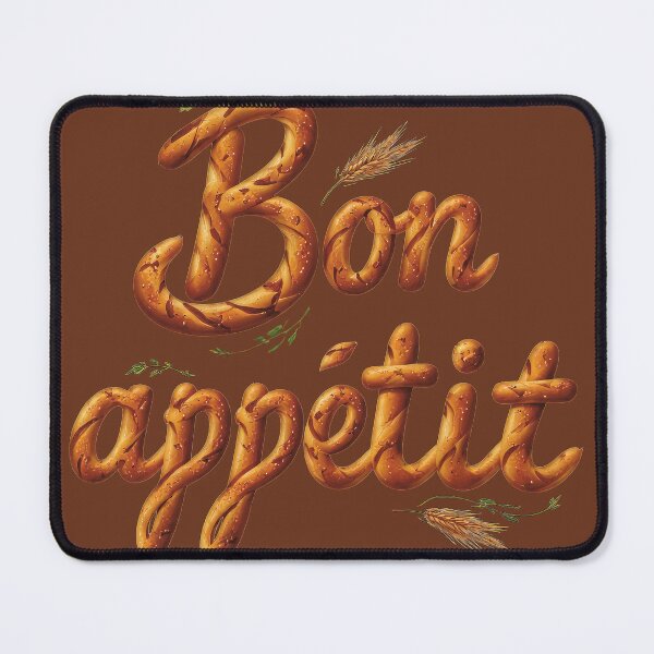 Item preview, French expression "Bon appétit" written in the shape of French baguettes! V2 designed and sold by Alan-David.