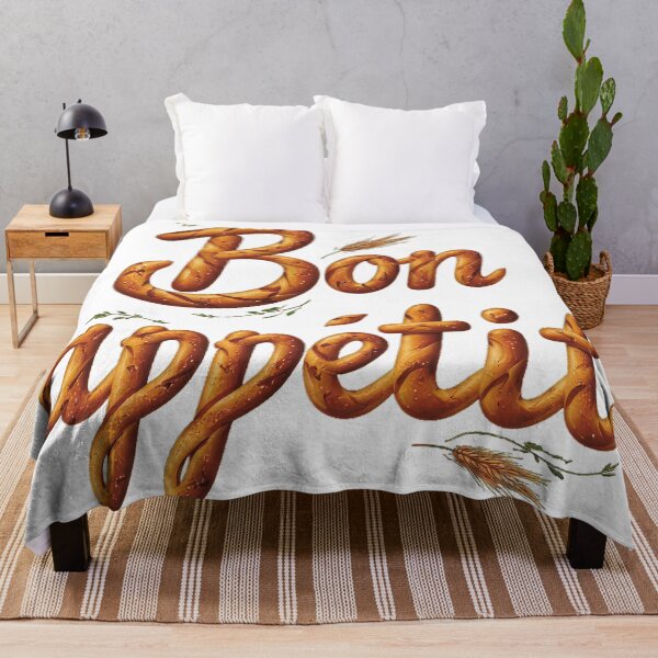 Item preview, French expression "Bon appétit" written in the shape of French baguettes! V2 designed and sold by Alan-David.