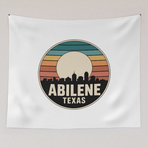 Item preview, Abilene Texas: Skyline Illustration designed and sold by CircinusStore.