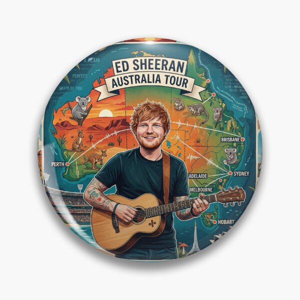 Item preview, Ed Sheeran- Australia tour designed and sold by TheWondrousShop.
