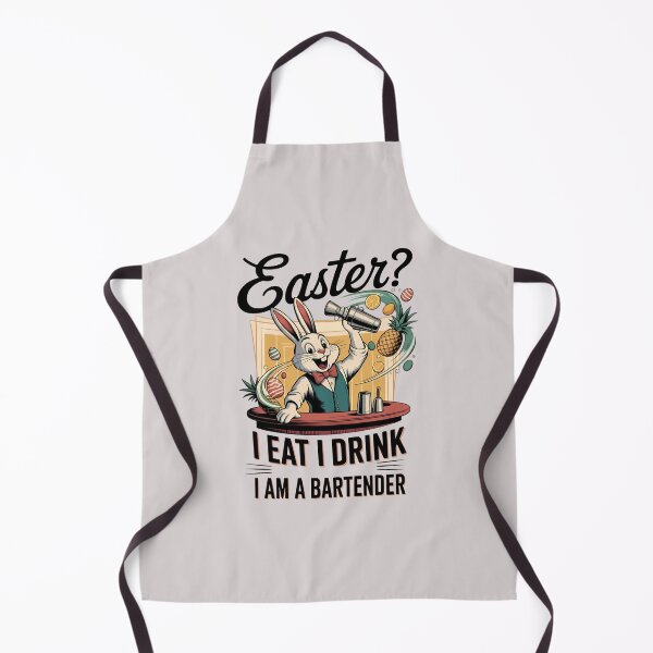 Item preview, Funny Easter Bunny Cocktail Design designed and sold by Art-Arcade6.