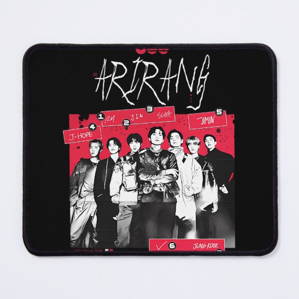 Item preview, Bts Arirang Retro Grunge Member Collage designed and sold by Meklozed.