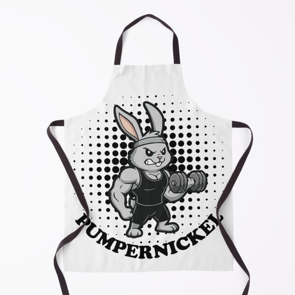 Artikelvorschau, Pumpernickel Fitness Hase Bizeps Krafttraining entworfen und verkauft von nompidesign.