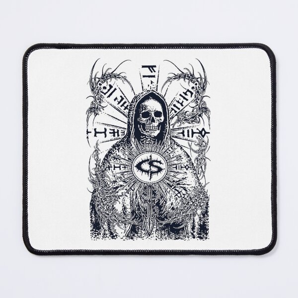 Item preview, Occult Grim Reaper Death Metal Aesthetic Dark Art designed and sold by CRYPTIKOS STUDIOS.