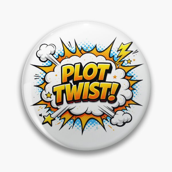 Item preview, Plot Twist Comic Pop Art Explosion Design designed and sold by The Baffled Pigeon.