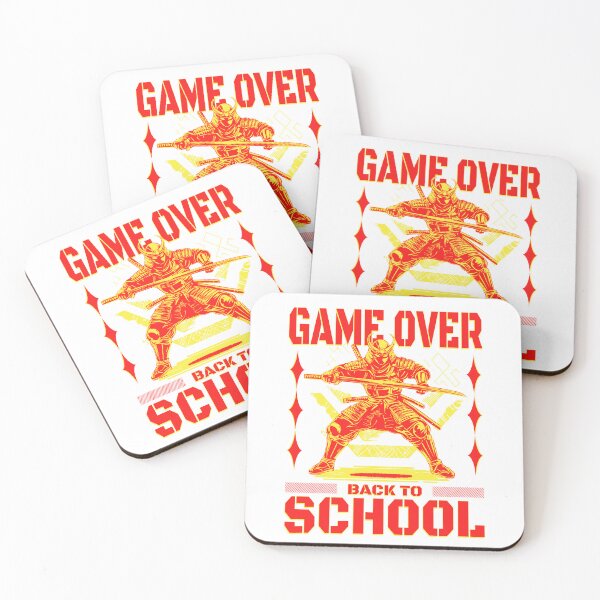 Item preview, Game Over Back To School Samurai Warrior Gaming designed and sold by Abaseen.
