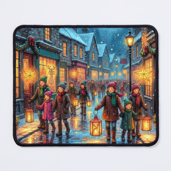 Item preview, Christmas Lantern Parade in Cosy Old Town Streets designed and sold by acceleratorhams.