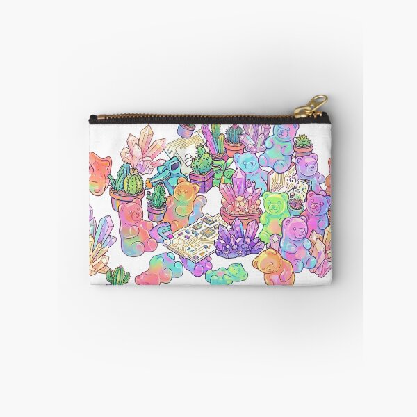 Item preview, Joyful Maximalist Vector Art - Gummy Bears, Crystals, and Tech designed and sold by Ich-Studio.