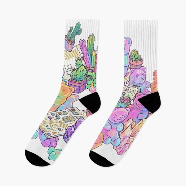 Item preview, Joyful Maximalist Vector Art - Gummy Bears, Crystals, and Tech designed and sold by Ich-Studio.