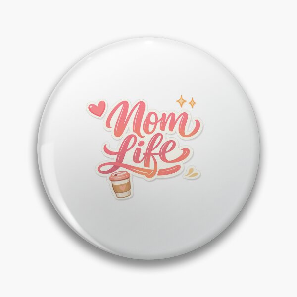 Item preview, Mom Life Sticker - Pastel Brush Script with Coffee, Heart & Sparkle Icons designed and sold by MKreative Studio.