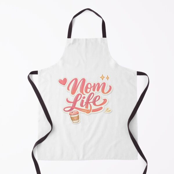 Item preview, Mom Life Sticker - Pastel Brush Script with Coffee, Heart & Sparkle Icons designed and sold by MKreative Studio.