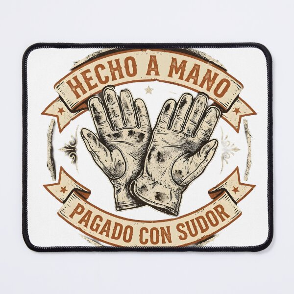 Item preview, Hecho A Mano Pagado Con Sudor Vintage Latino Worker Pride T-Shirt Gift for Hispanic Dad designed and sold by MilesMentality.