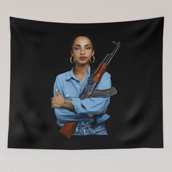 Item preview, Sade Adu With Ak 47 designed and sold by Meklozed.