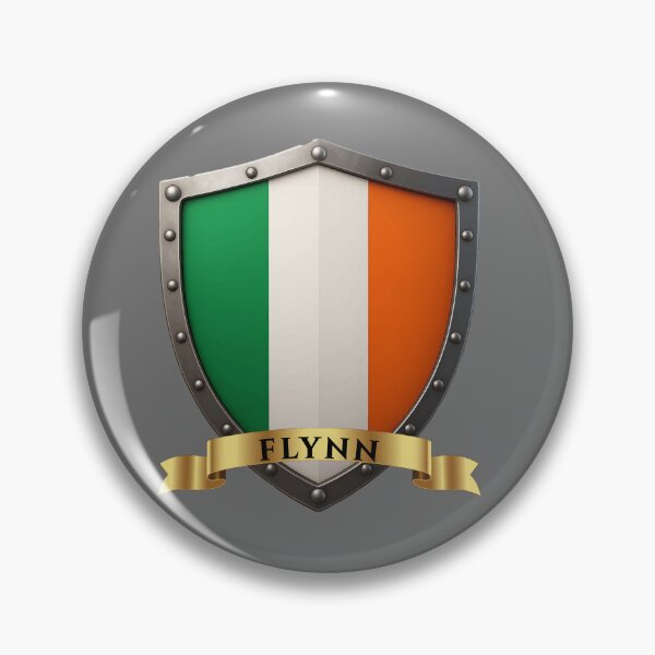 Item preview, Flynn Ireland National Pride Shield designed and sold by Highlandkings.