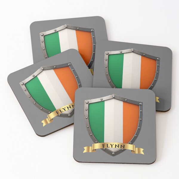 Item preview, Flynn Ireland National Pride Shield designed and sold by Highlandkings.