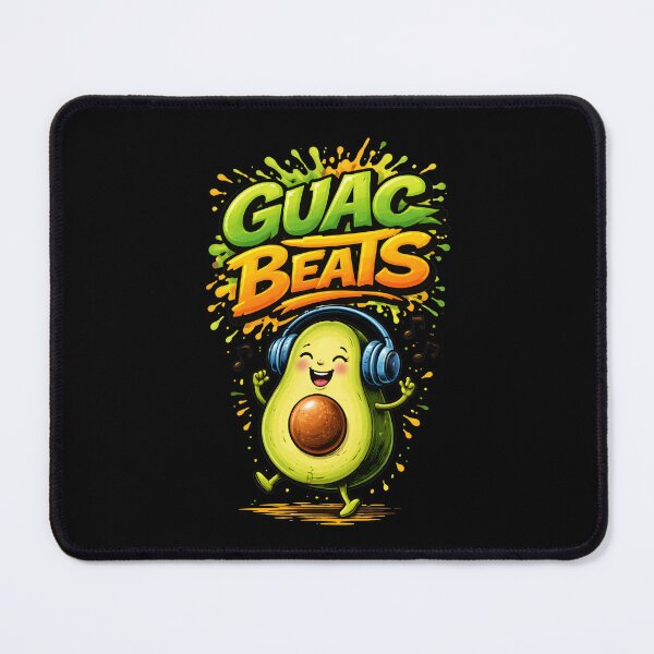 Item preview, Guac Beats Funny Avocado DJ Headphones. designed and sold by Mr Lee.