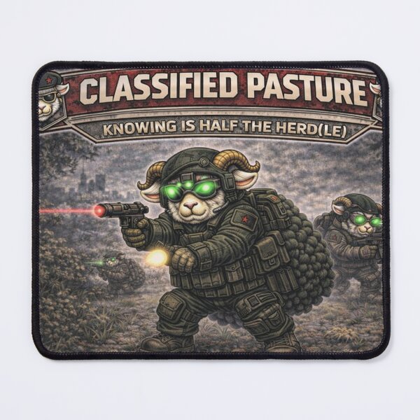 Item preview, Classified Pasture – Sheep-I Joe Covert Ops Parody designed and sold by Thpoar.