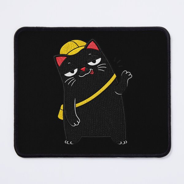 Item preview, Delivery Worker black Cat Meme Funny Burnout Sarcastic Cute Aesthetic designed and sold by ColorSplash123.