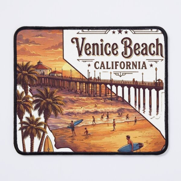Item preview, Venice Beach California Retro Sunset designed and sold by HaydenMillepied.