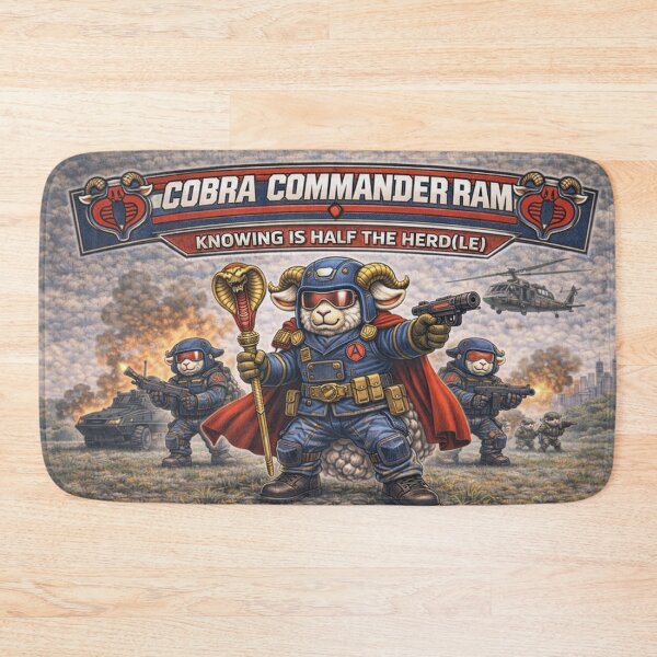 Item preview, Cobra Commander Ram – Sheep-I Joe Villain Leader Parody designed and sold by Thpoar.