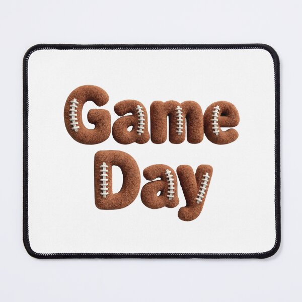 Item preview, Game Day Plush Football Letters designed and sold by Everyday Epics.