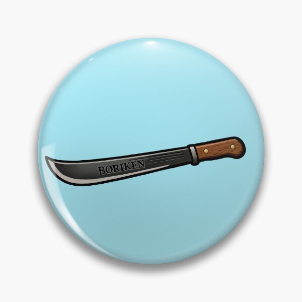 Item preview, Boriken Machete Puerto Rico Cultural Tool Caribbean Agriculture Heritage Art Sticker designed and sold by RivendellBird.