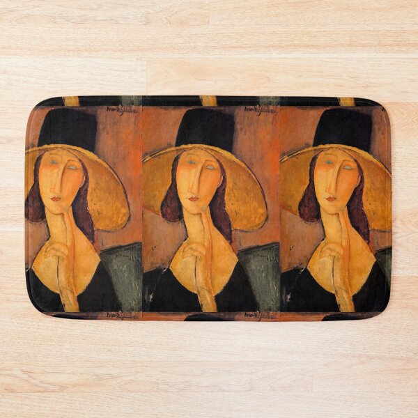 Item preview, Jean Hebuterne With Large Hat by Amedeo Modigliani: Modernist Portrait Poster designed and sold by artofuniverse.