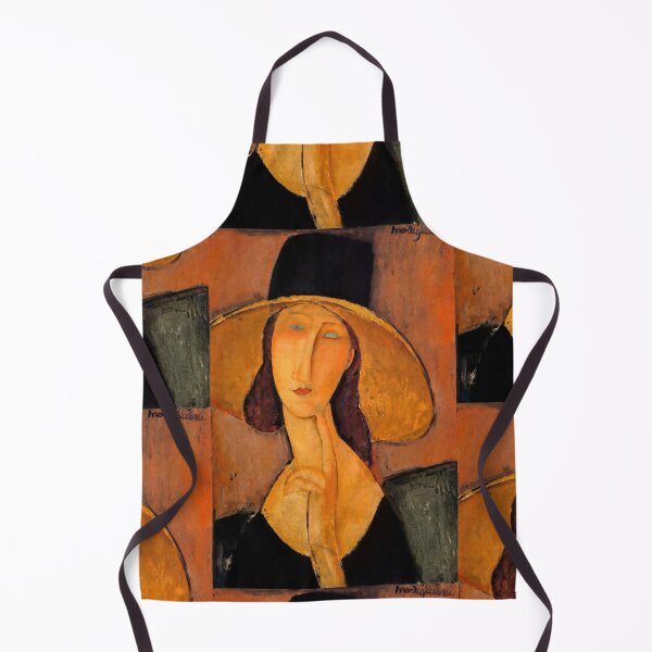 Item preview, Jean Hebuterne With Large Hat by Amedeo Modigliani: Modernist Portrait Poster designed and sold by artofuniverse.