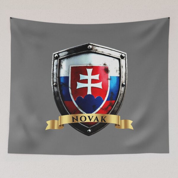 Item preview, Novak Slovakia Surname Shield designed and sold by Highlandkings.