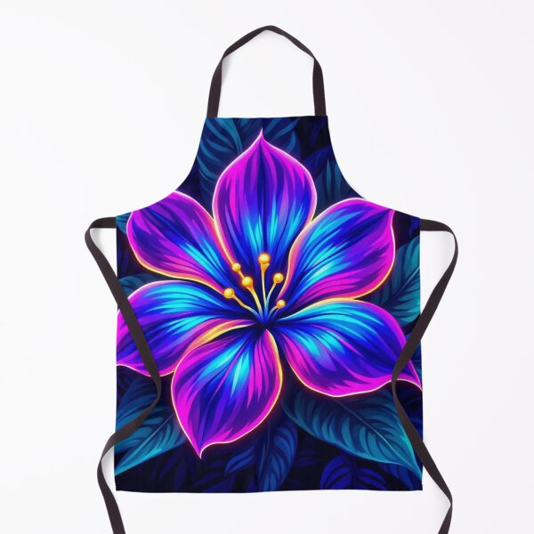 Item preview, Vibrant Neon Bloom:Blue,Purple, and Magenta Flower designed and sold by Siriusvibes.