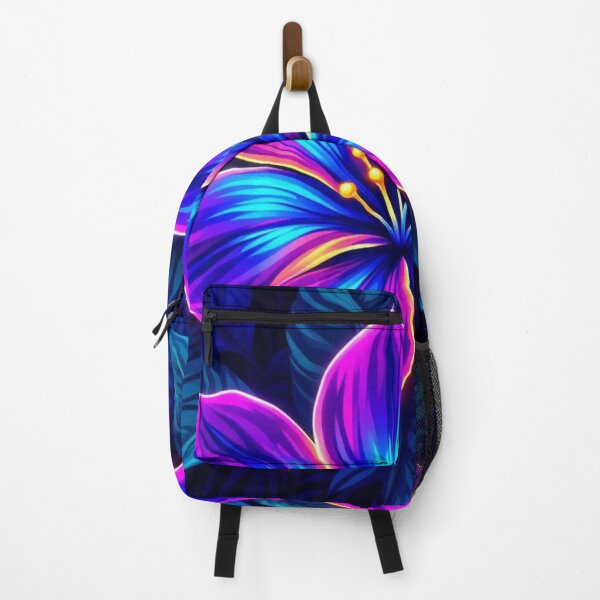 Item preview, Vibrant Neon Bloom:Blue,Purple, and Magenta Flower designed and sold by Siriusvibes.