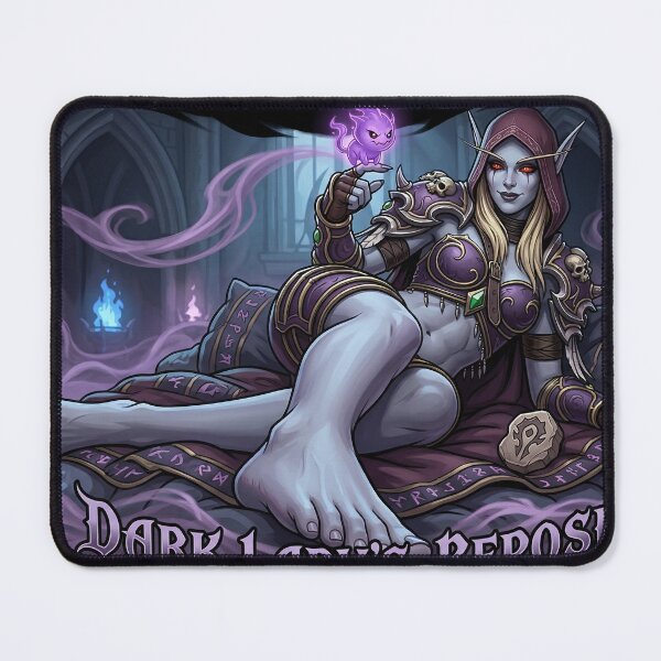Item preview, Sylvanas Windrunner: Dark Lady's Repose - Intimate Elven Soles designed and sold by InspirAI.