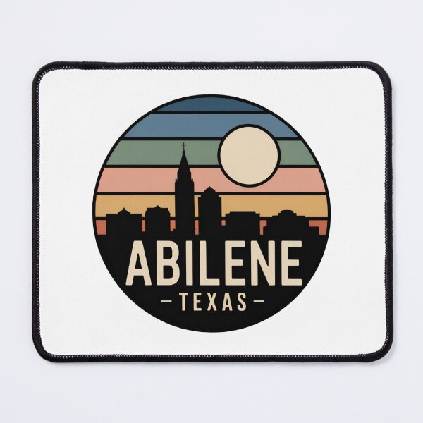 Item preview, Abilene Texas: Skyline Sunset Badge designed and sold by CircinusStore.