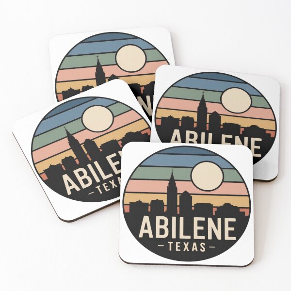 Item preview, Abilene Texas: Skyline Sunset Badge designed and sold by CircinusStore.
