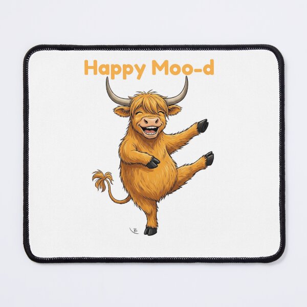 Item preview, Happy Moo-d Funny Dancing Cow Design designed and sold by M.Store.