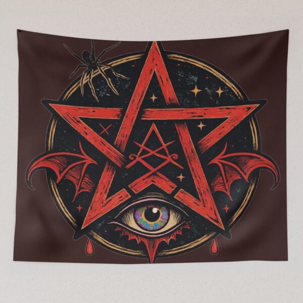 Item preview, "Cosmic Pentagram Eye designed and sold by Ecosetereos.