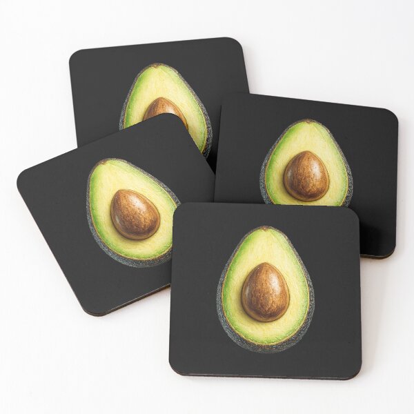 Item preview, Fresh Cut Avocado Half Seed designed and sold by MargueriteMami.