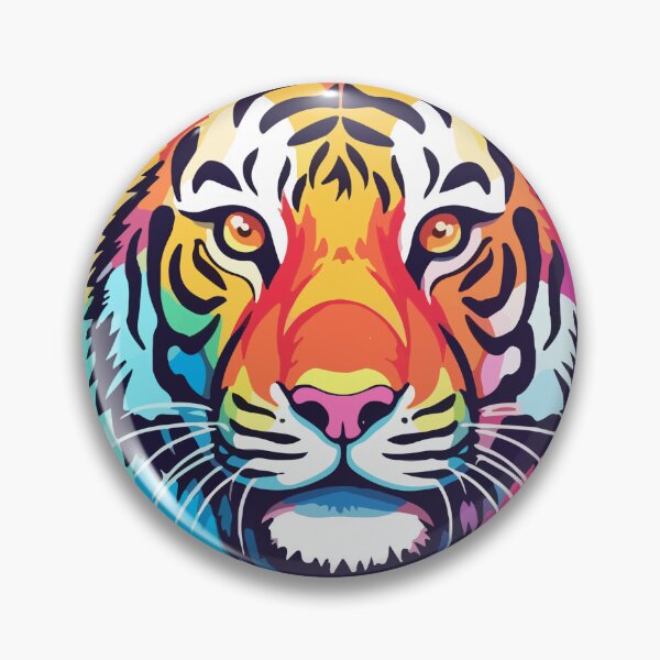 Item preview, Vibrant Pop Art Psychedelic Tiger designed and sold by Bikash12Behera.